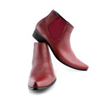Veer Point Toe Chelsea Boot // Red (Euro: 41)