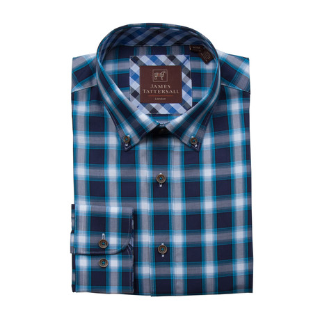 Wishbourne Button-Up // Teal (XS)