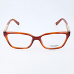 Waldo Thick Rim Rectangular Frame // Amber Tortoise