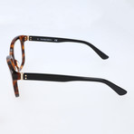 Lyle Thick Rim Rounded Rectangular Frame // Soft Tortoise