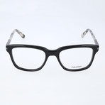 Corbin Thick Rim Rectangular Frame // Black