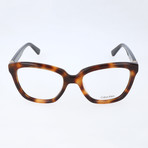 Lyle Thick Rim Rounded Rectangular Frame // Soft Tortoise