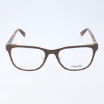 Carmichael Flat Rectangular Frame // Mocha