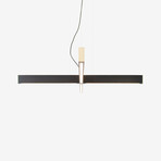 2 x 4 Plus Pendant // Medium (Natural Wood + No End Caps)