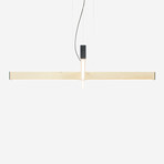 2 x 4 Plus Pendant // Large (Natural Wood + No End Caps)