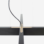 2 x 4 Plus Pendant // Medium (Natural Wood + No End Caps)