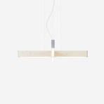 2 x 4 Plus Pendant // Small (Natural Wood + No End Caps)