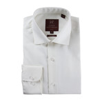 Long-Sleeve Non-Iron Pinpoint Ox Modern Fit Dress Shirt // Cream (US: 16R)