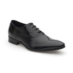 Handel Perforated Wingtip Oxford // Black (Euro: 41)