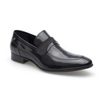 Eleck Contrast Strap Penny Loafer // Black (Euro: 39)