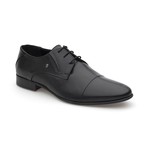 Aziz Patent Captoe Derby // Black (Euro: 39)