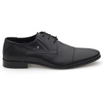 Aziz Patent Captoe Derby // Black (Euro: 39)