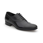 Horace Mixed Texture Captoe Oxford // Black (Euro: 43)