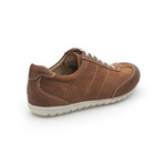 Lowell Perforated Lace-Up Sneaker // Brown (Euro: 44)
