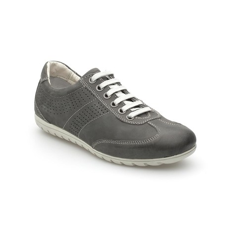 Perce Perforated Lace-Up Sneaker // Grey (Euro: 39)