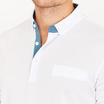Felix Slim Fit Polo Shirt // Jersery White (S)