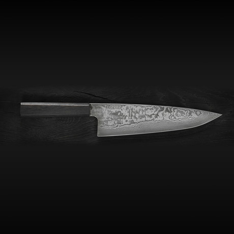 Chef Knife // Carbon Steel Damascus