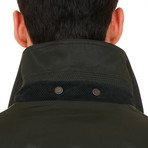 O'Grady Woven Jacket // Dark Olive (XL)