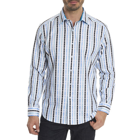 Trenton Long-Sleeve Woven Shirt // Blue (2XL)