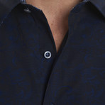 Hatchback Long-Sleeve Woven Shirt // Dark Cobalt (XL)