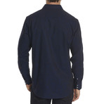 Hatchback Long-Sleeve Woven Shirt // Dark Cobalt (XL)