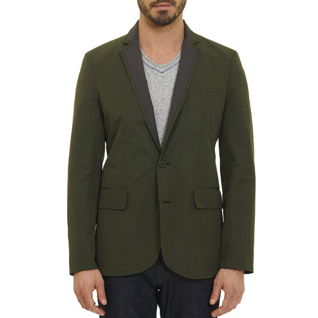 Debris Woven Sportcoat // Dark Grey (US: 36R)