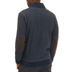 Mattingly Long-Sleeve Knit Shawl Cardigan // Navy (M)