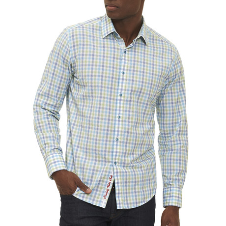 Rohan Long-Sleeve Woven Shirt // Blue (3XL)