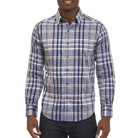 Paavo Long-Sleeve Woven Shirt // Blue (XS)