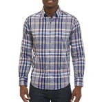 Paavo Long-Sleeve Woven Shirt // Blue (L)