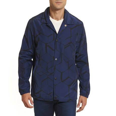Soren Woven Jacket // Navy (XS)