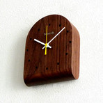 MISS U Wall Clock // Walnut