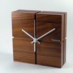 LATTICE Desk Clock // Walnut