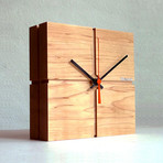 LATTICE Desk Clock // Maple