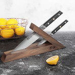 Sandvik Swedish Steel Forged 3-Piece Knife Block Set // TC Series // Walnut