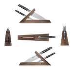 Sandvik Swedish Steel Forged 3-Piece Knife Block Set // TC Series // Walnut