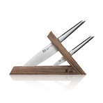 Sandvik Swedish Steel Forged 3-Piece Knife Block Set // TX Series // Walnut