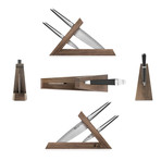 Sandvik Swedish Steel Forged 3-Piece Knife Block Set // TX Series // Walnut