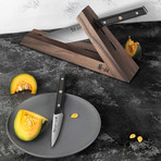 Sandvik Swedish Steel 3-Piece Knife Block Set // TG Series // Walnut