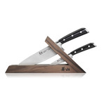 Sandvik Swedish Steel Forged 3-Piece Knife Block Set // TS Series // Walnut