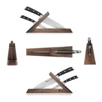 Sandvik Swedish Steel Forged 3-Piece Knife Block Set // TS Series // Walnut