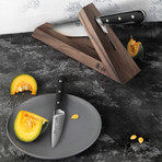 Sandvik Swedish Steel Forged 3-Piece Knife Block Set // TV2 Series // Walnut