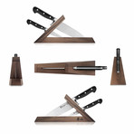 Sandvik Swedish Steel Forged 3-Piece Knife Block Set // TV2 Series // Walnut