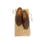 Daily Plain Stripe Sandals // Brown (UK: 9)