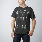 Rock N' Roll Is D_ad Tee // Dusty Black (L)