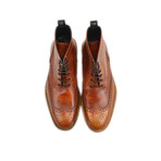 Colombo Ankle Wing Brogue // Deco Tan (Euro: 42)