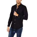 Thomas Button-Up Shirt // Black (XL)