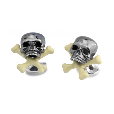 Skull + Cross Bone Cufflinks