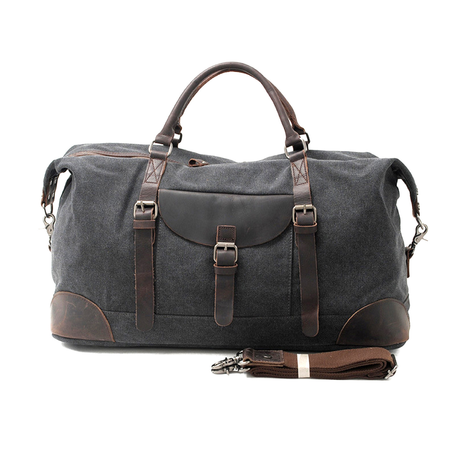 No. 740 Canvas Duffle Bag (Black) - OwnBag - Touch of Modern
