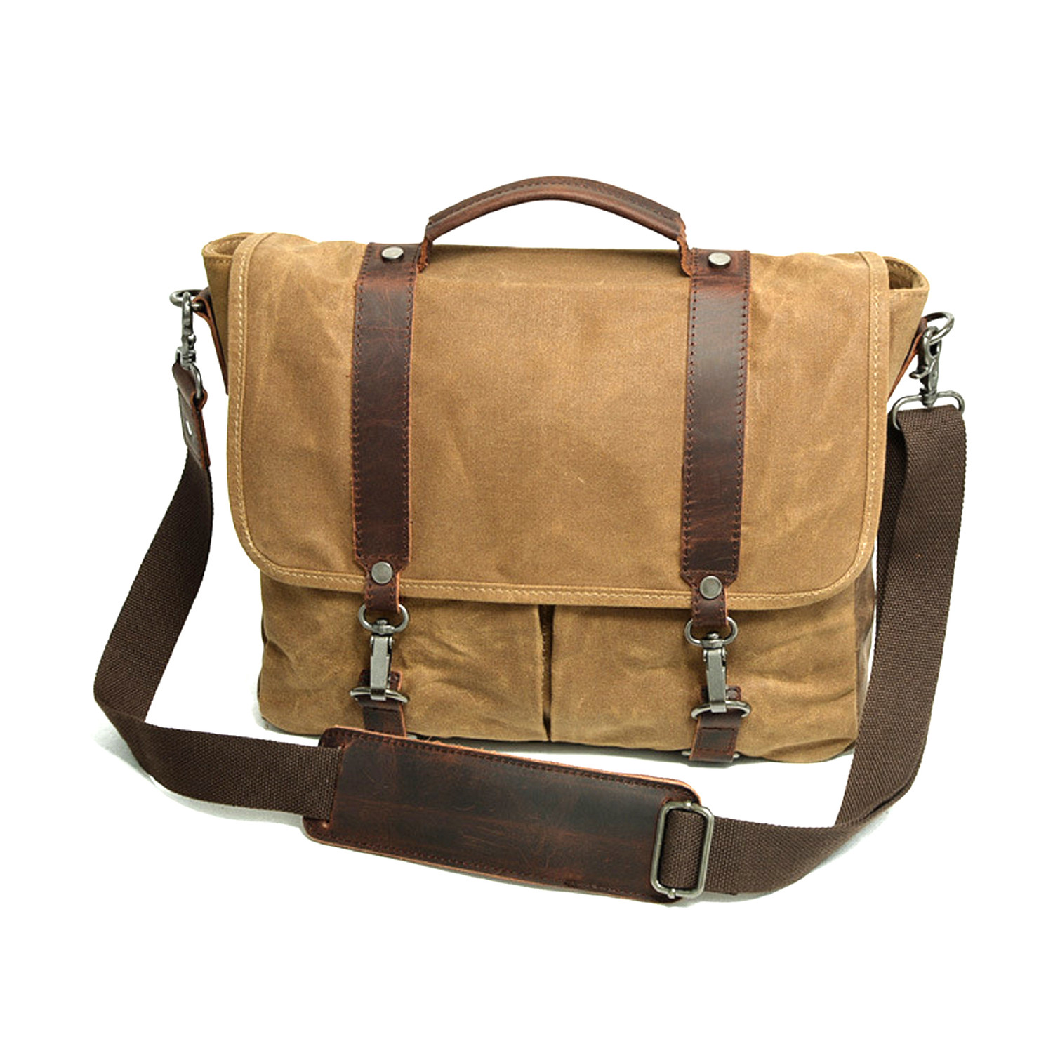 No. 751 Canvas Messenger Bag (Khaki) - OwnBag - Touch of Modern